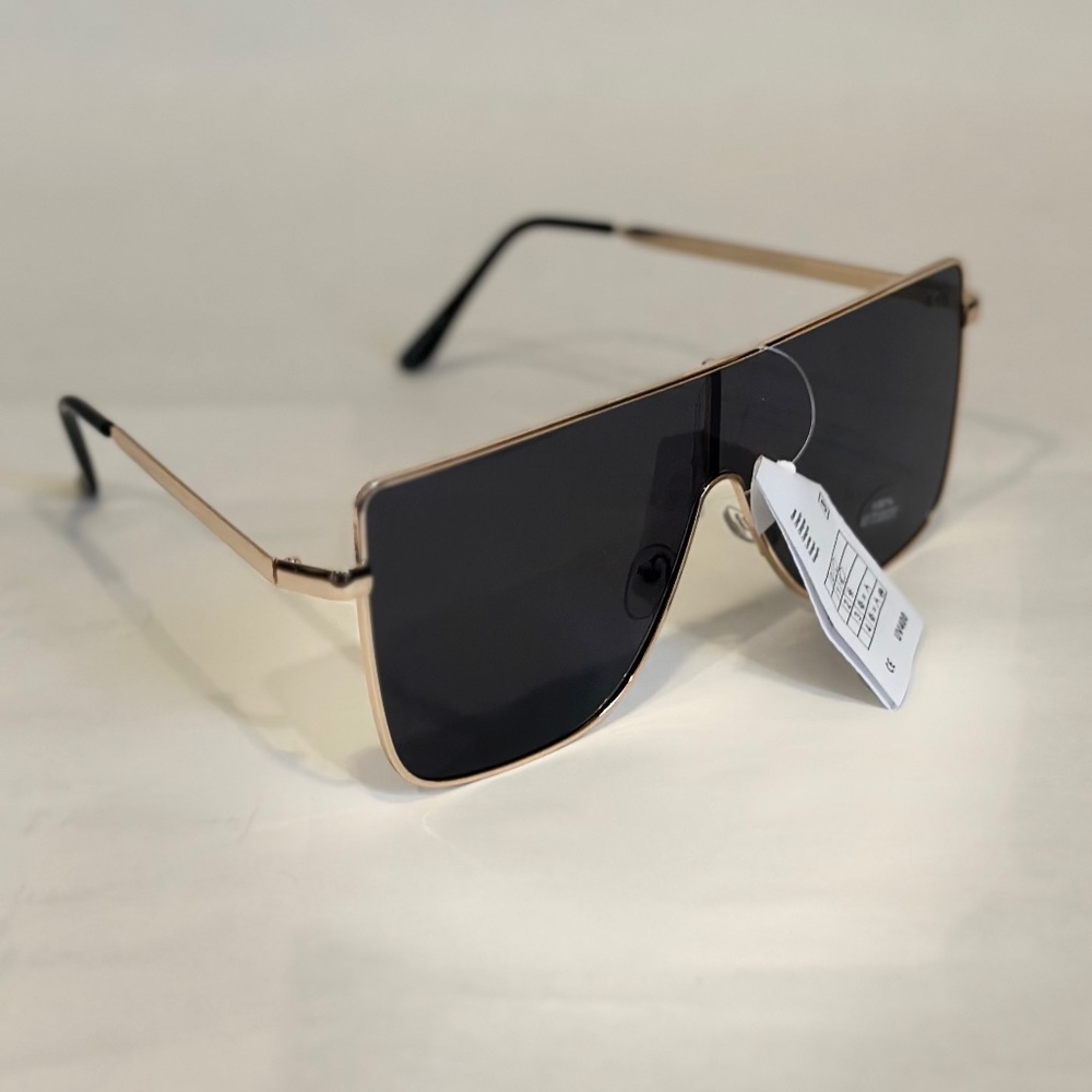 Black and gold sunglasses
